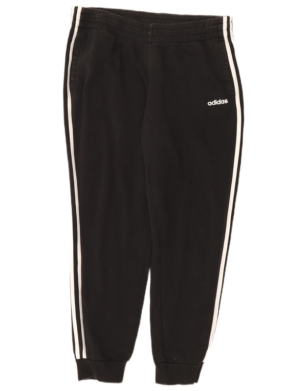 Adidas Dame træningsdragt Bukser Joggers UK 16 Large Black Bomuld