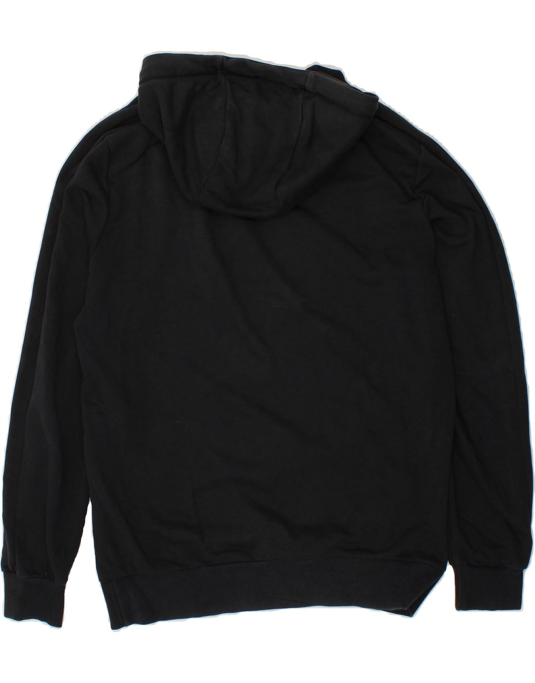 PUMA Mens Graphic Hoodie Jumper Medium Black Vintage Puma and Second-Hand Puma from Messina Hembry 