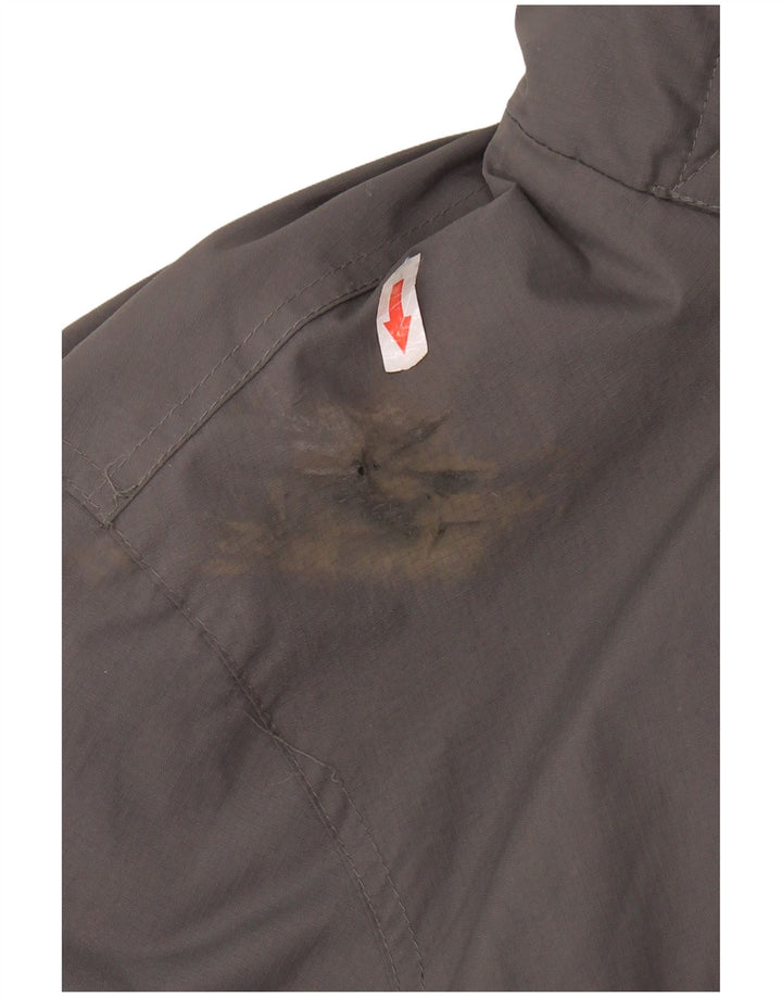 SUPERDRY Windbreaker-jakke med hætte til mænd UK 38 Medium Grey Nylon