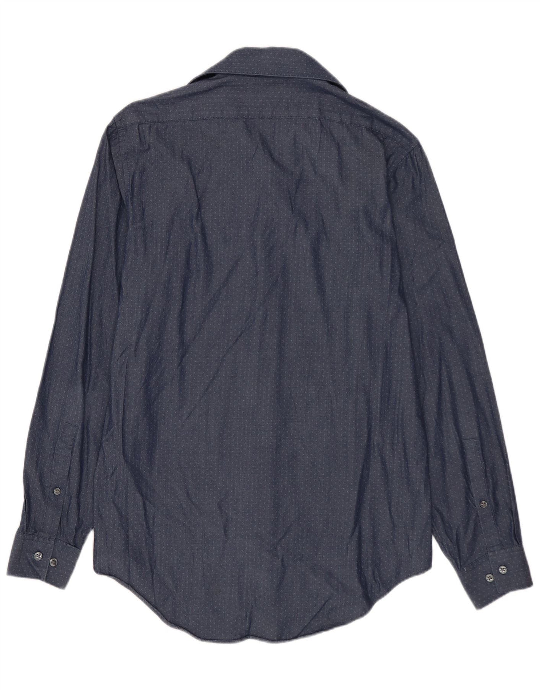 CALVIN KLEIN Herre Slim Fit skjorte Medium Navy Blue Spotted