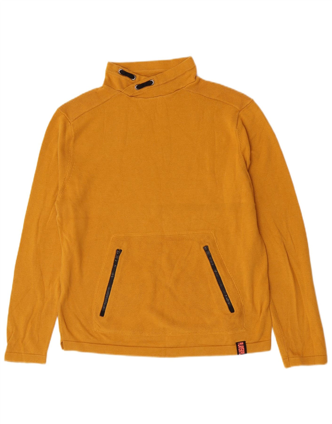 Zara Boys Turtle Neck Jumper Sweater 13-14 År Gul Bomuld