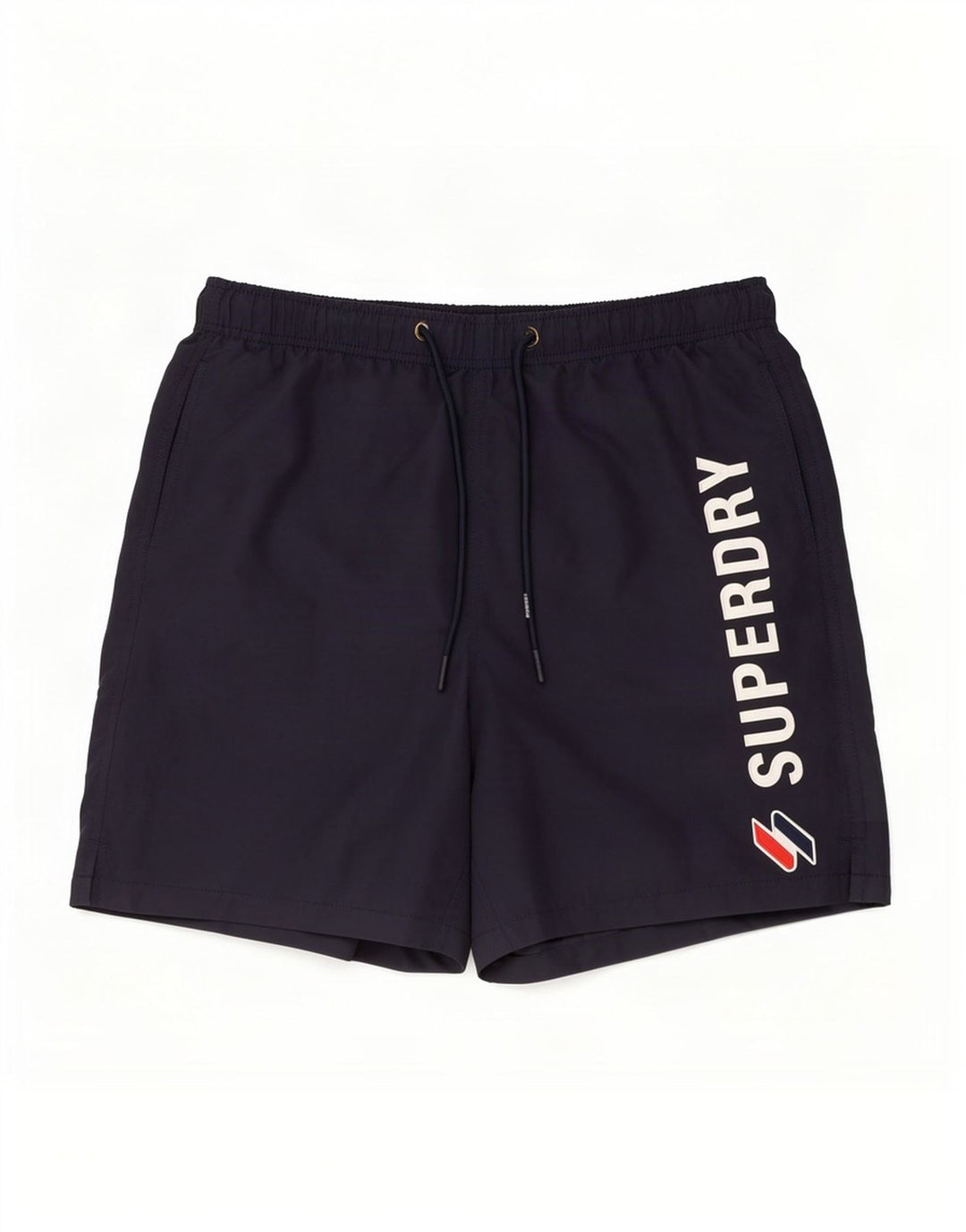 Superdry grafiske badeshorts til mænd Små marineblå polyester