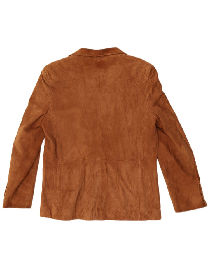 Vintage Dame Double Breasted Ruskind Blazer Jacket UK 14 Medium Brown