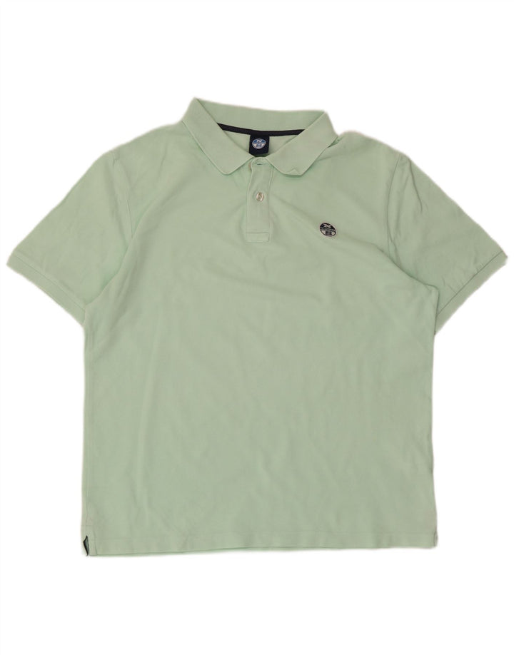 North Sails Herre Polo Shirt Medium Grøn Bomuld
