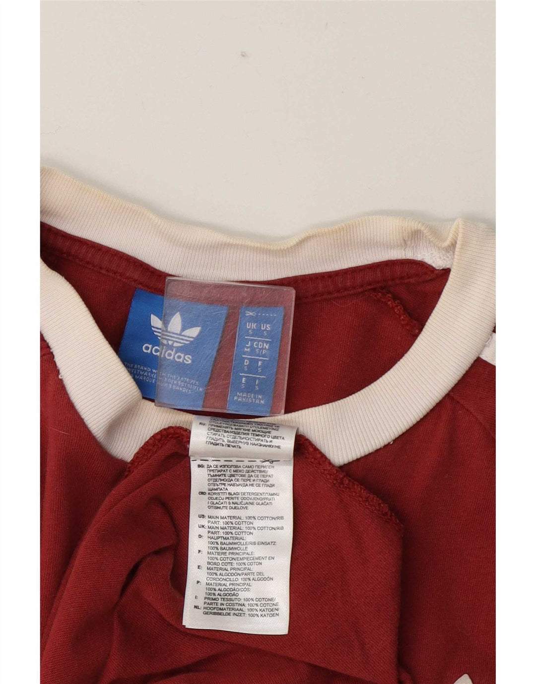 Adidas Herre T-Shirt Top Lille Bourgogne Bomuld