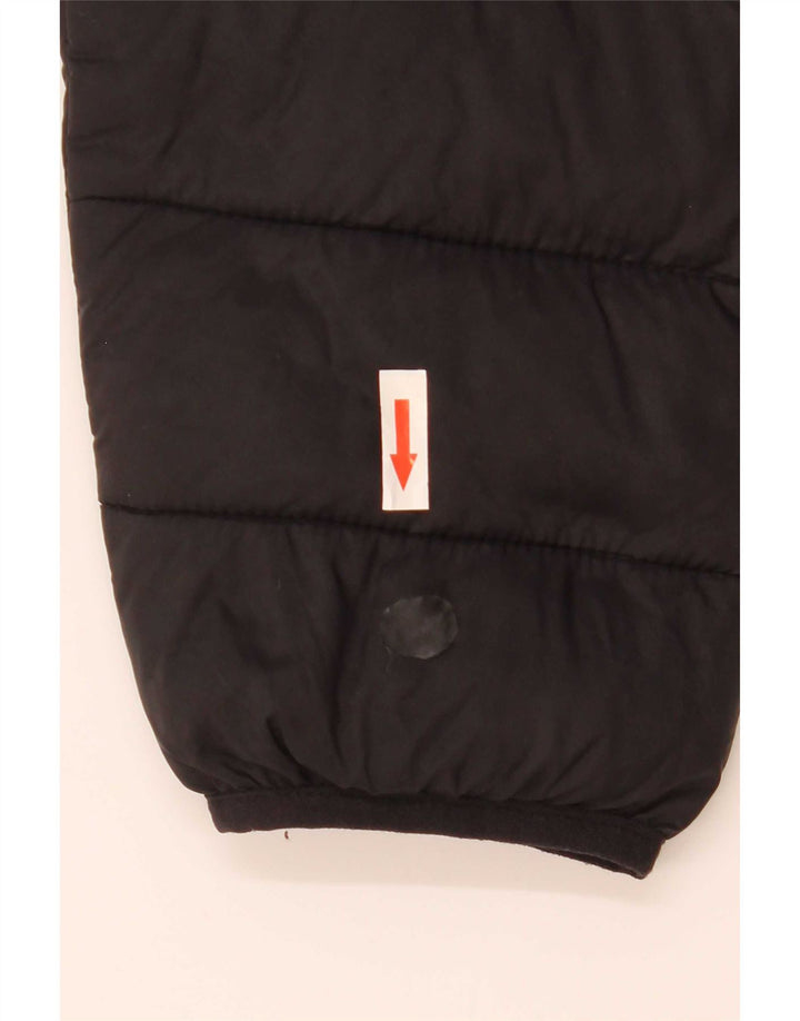 Napapijri Herre hættepolstret jakke UK 38 Medium Black Colourblock