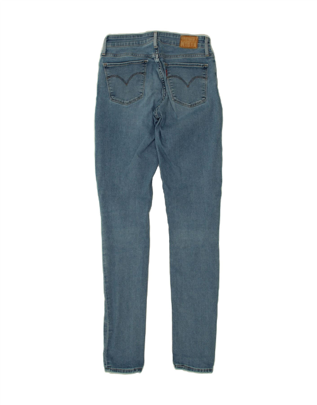 LEVI'S Womens 711 Skinny Jeans W26 L32 Blue Cotton Vintage Levi's and Second-Hand Levi's from Messina Hembry 