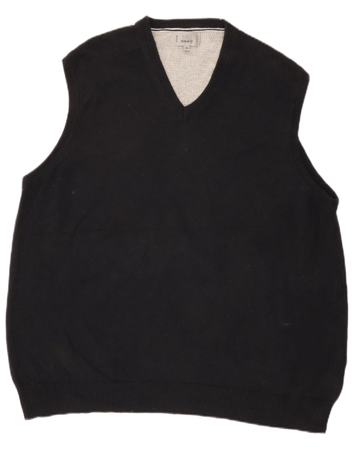 Marks & Spencer Herre Regular Fit Vest Tank Top XL Sort