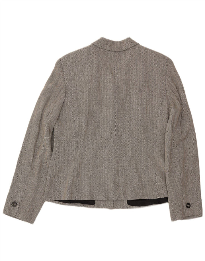 Talbots Kvinder 2-knap 2-delt sæt UK 16 Large W34 L30 Grey Sildeben