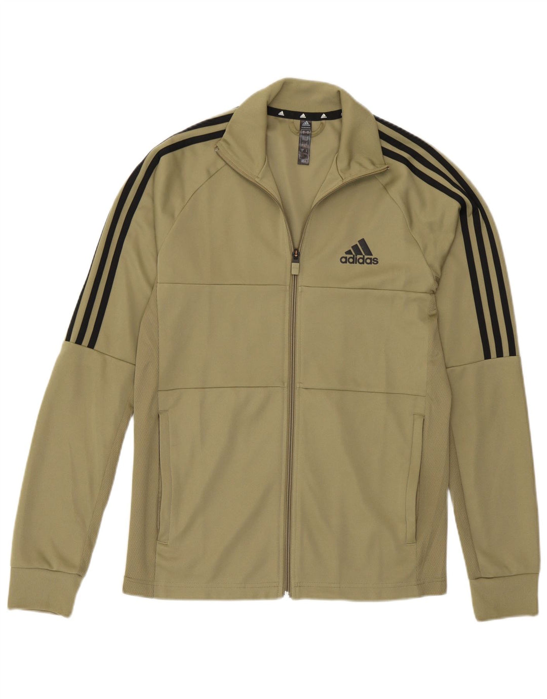 Adidas Herre Aeroready Træningsdragt Topjakke Lille Khaki Polyester