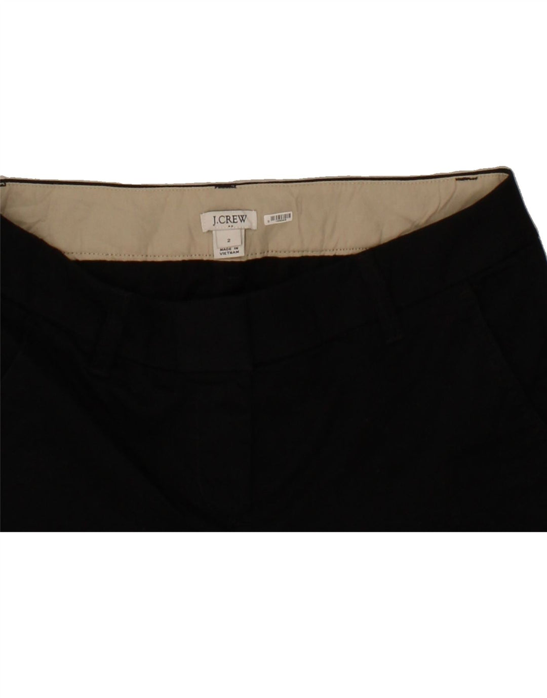 J. CREW Womens Chino Shorts US 2 XS W29  Black Cotton Vintage J. Crew and Second-Hand J. Crew from Messina Hembry 
