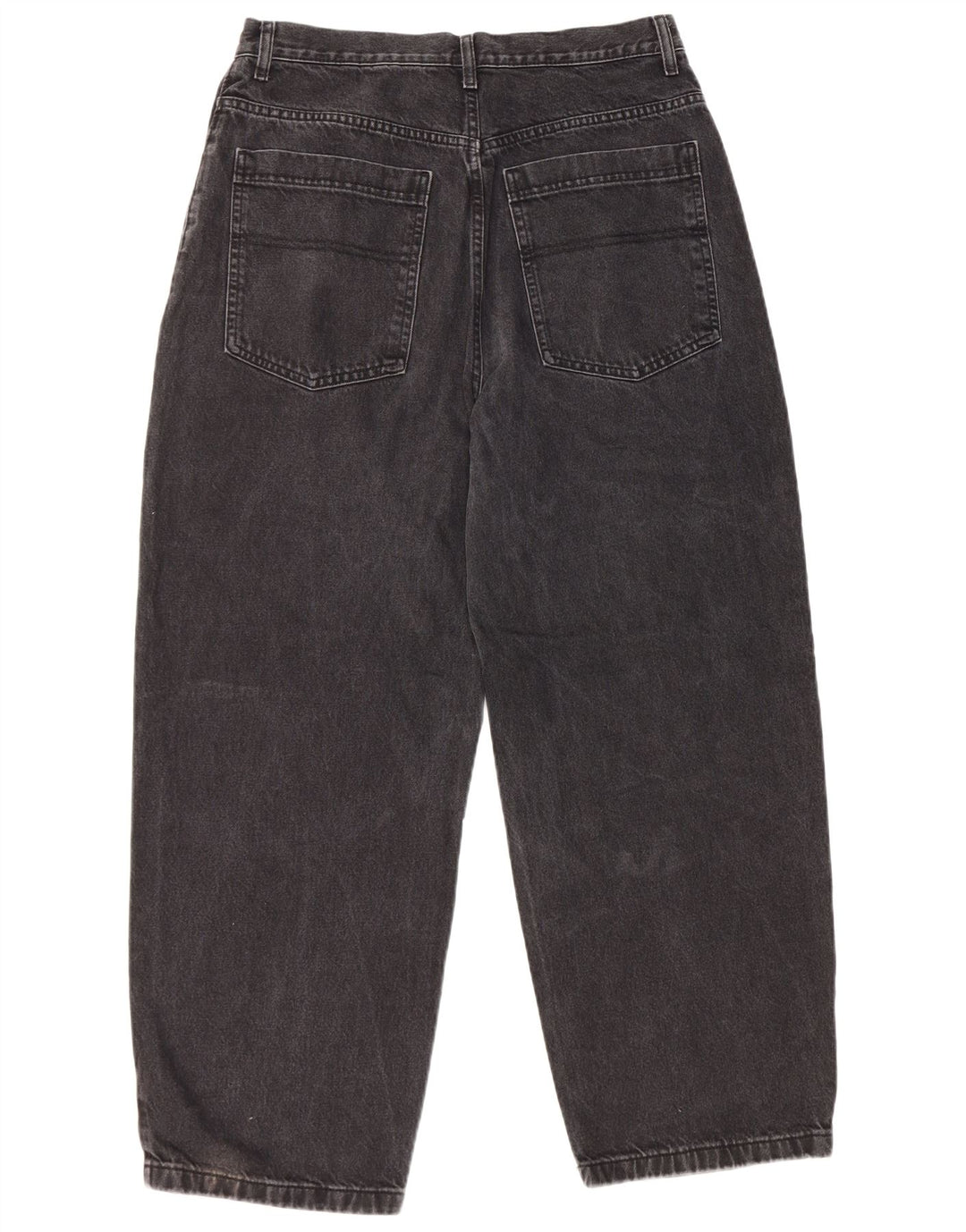 Topshop Dame Baggy Tapered Jeans W32 L30 Sort Polyester