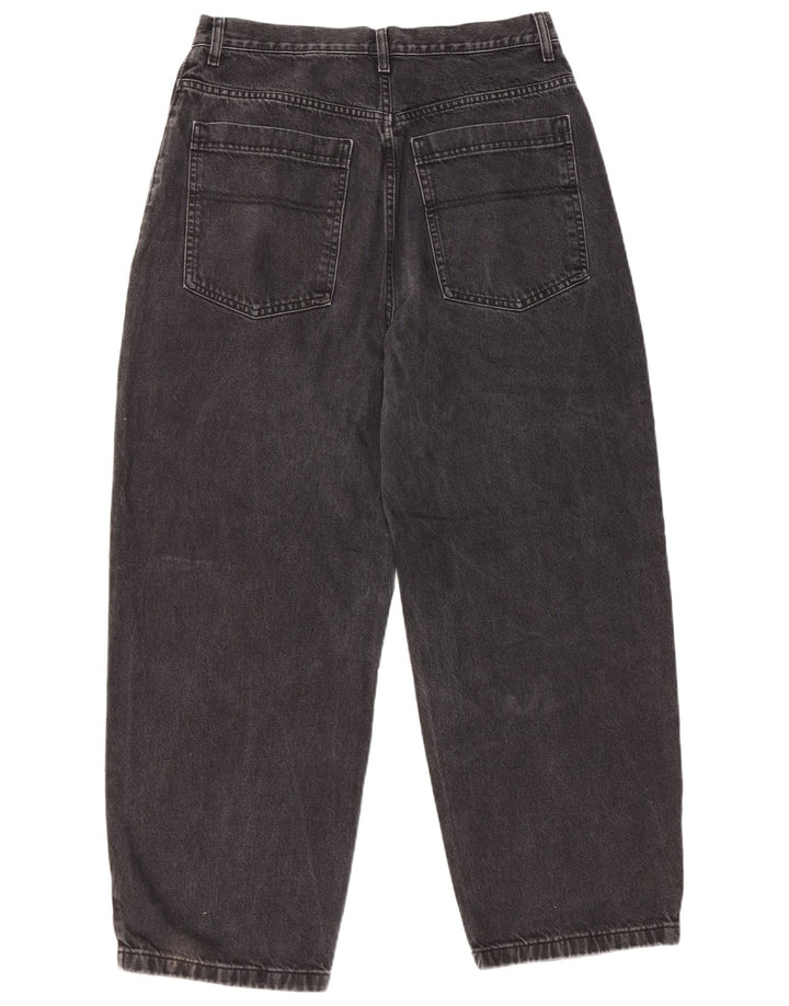 Topshop Dame Baggy Tapered Jeans W32 L30 Sort Polyester