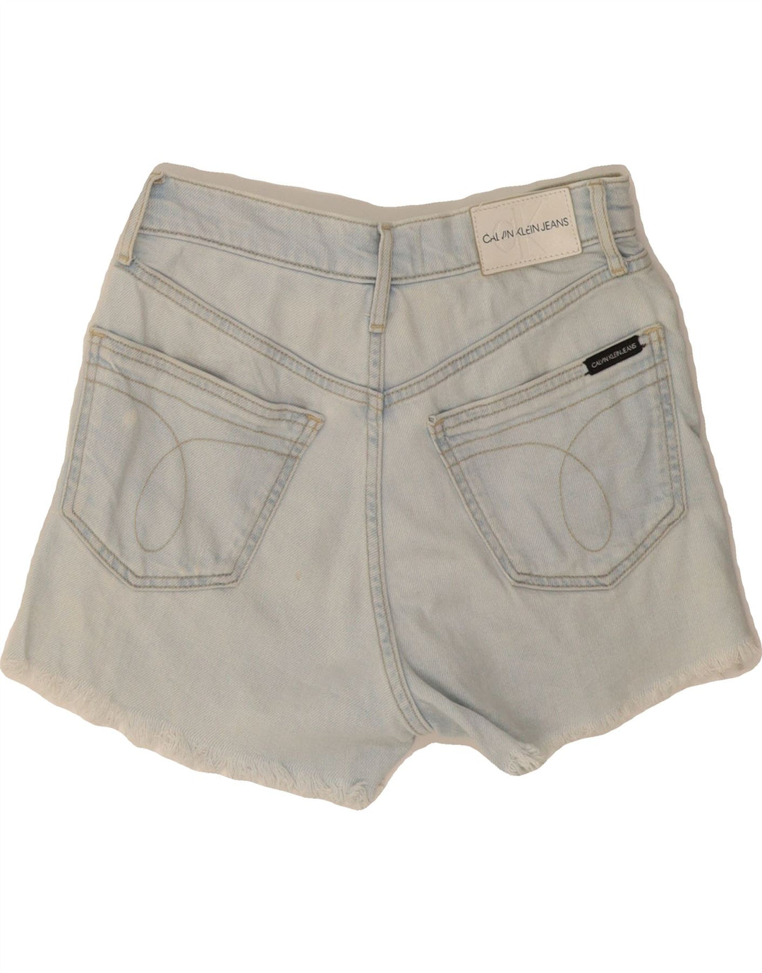 CALVIN KLEIN Dame Denim Shorts W26 Small Blue