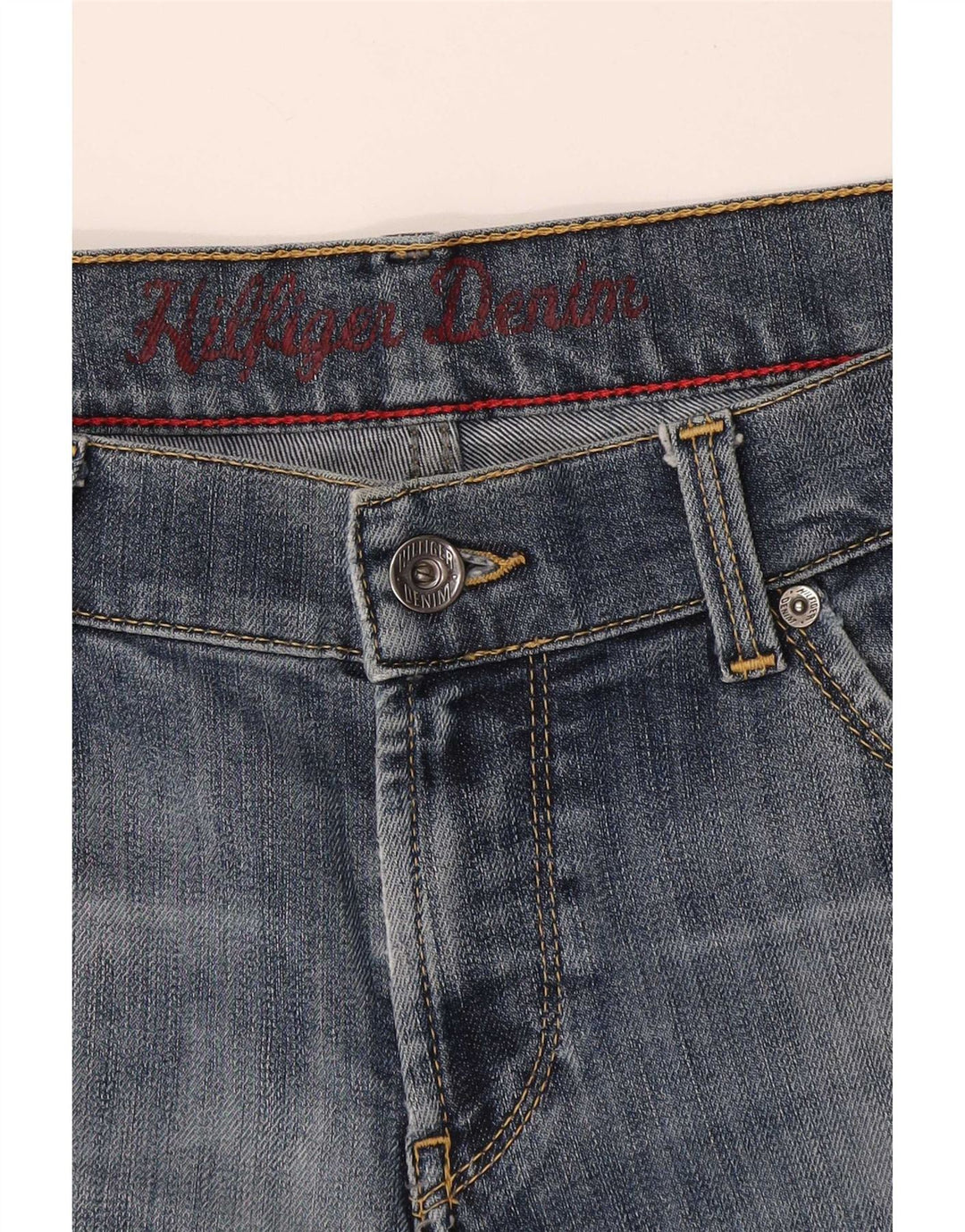 Tommy Hilfiger Dame Denim Shorts W34 Large Blue