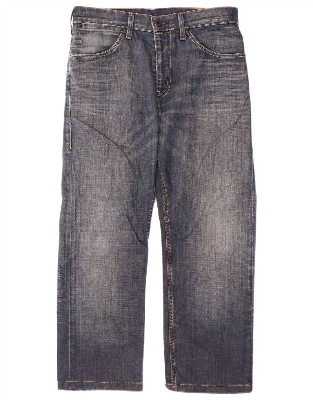 Levi's Straight Jeans til mænd W34 L29 blå bomuld
