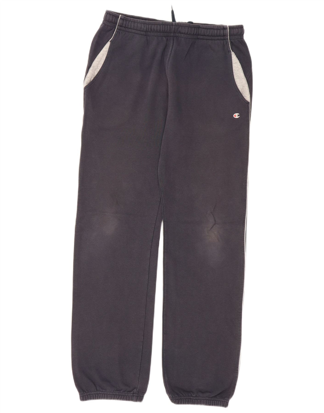 CHAMPION Mens Tracksuit Trousers Joggers Medium  Navy Blue Colourblock