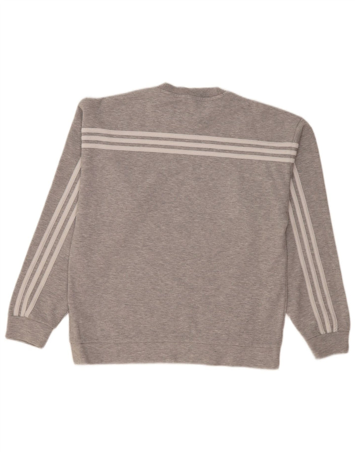 Adidas Sweatshirt-trøje til mænd Medium Grey Flecked Bomuld