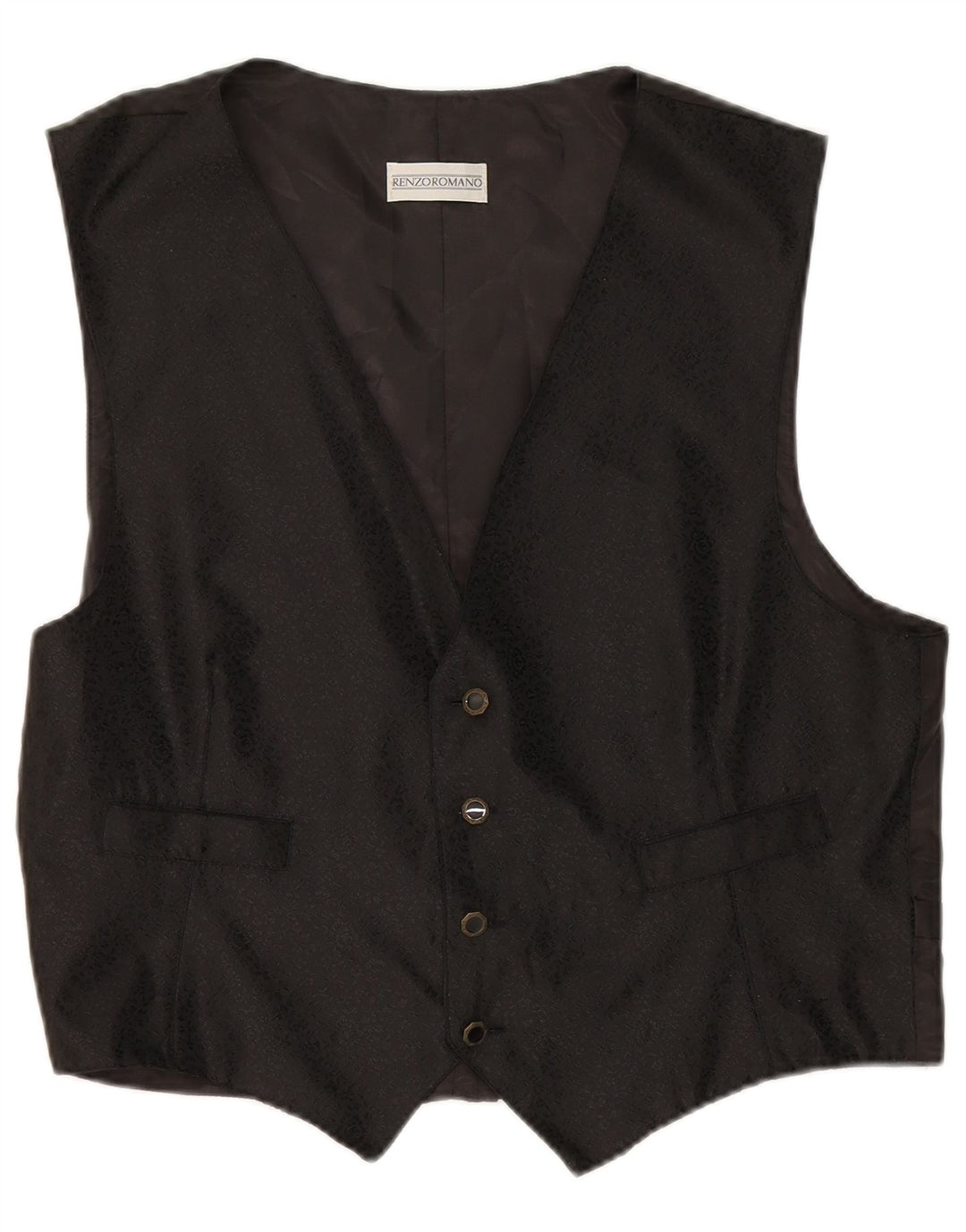 Renzo herrevest XL sort polyester