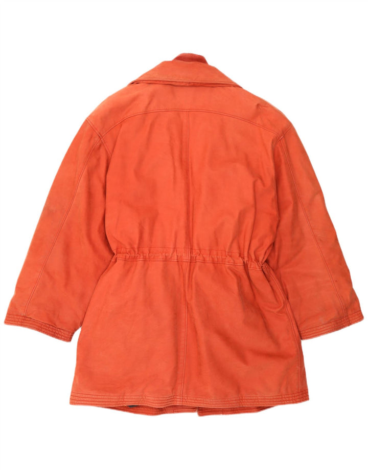 Vintage Dame Duffle Jacket IT 46 Large Orange