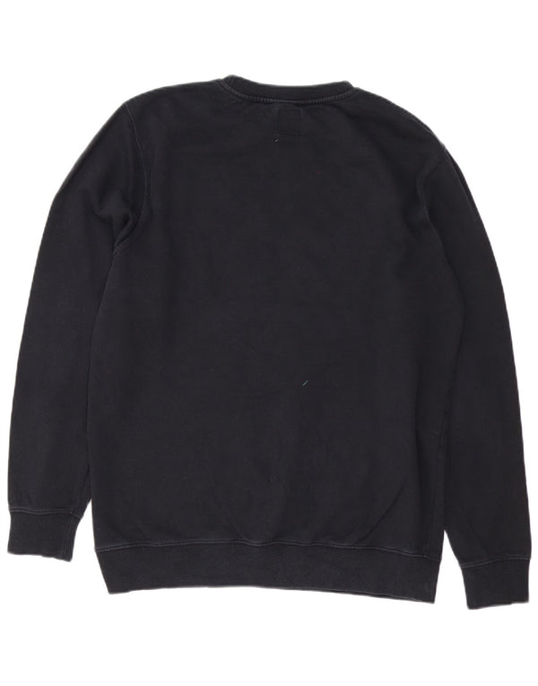 Vans Herre Grafisk Sweatshirt Jumper Medium Sort Bomuld