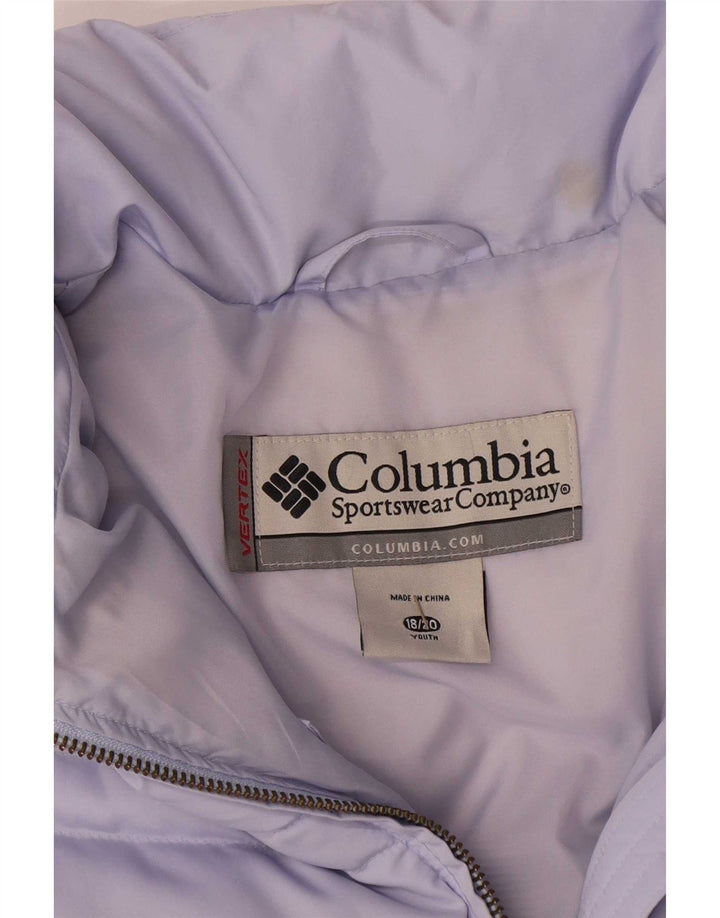 Columbia Piger polstret jakke 15-16 år Lilla polyester