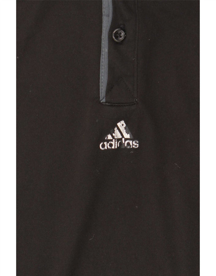 Adidas Herre Climacool Polo Shirt Medium Sort Colourblock
