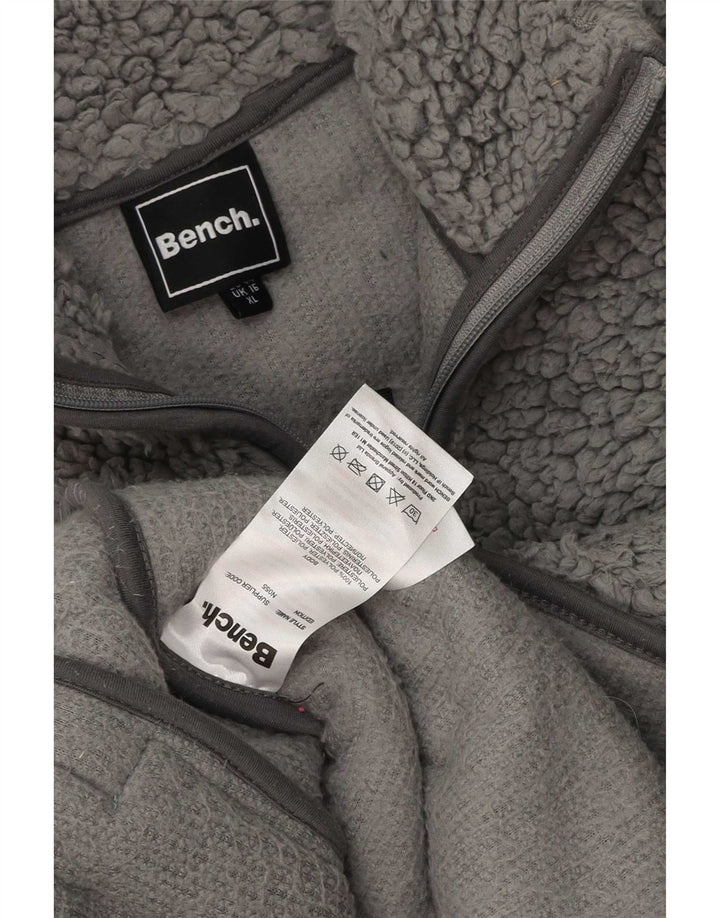 Bænk dame fleecejakke UK 18 XL Grå polyester