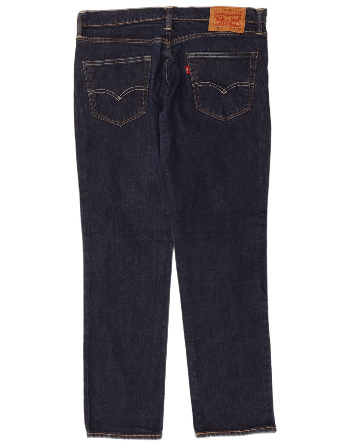 Levi's Herre 511 Slim Jeans W34 L30 Marineblå Bomuld