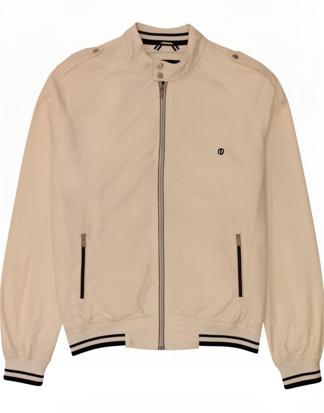 Jack & Jones Bomberjakke til mænd UK 40 Large White Polyester