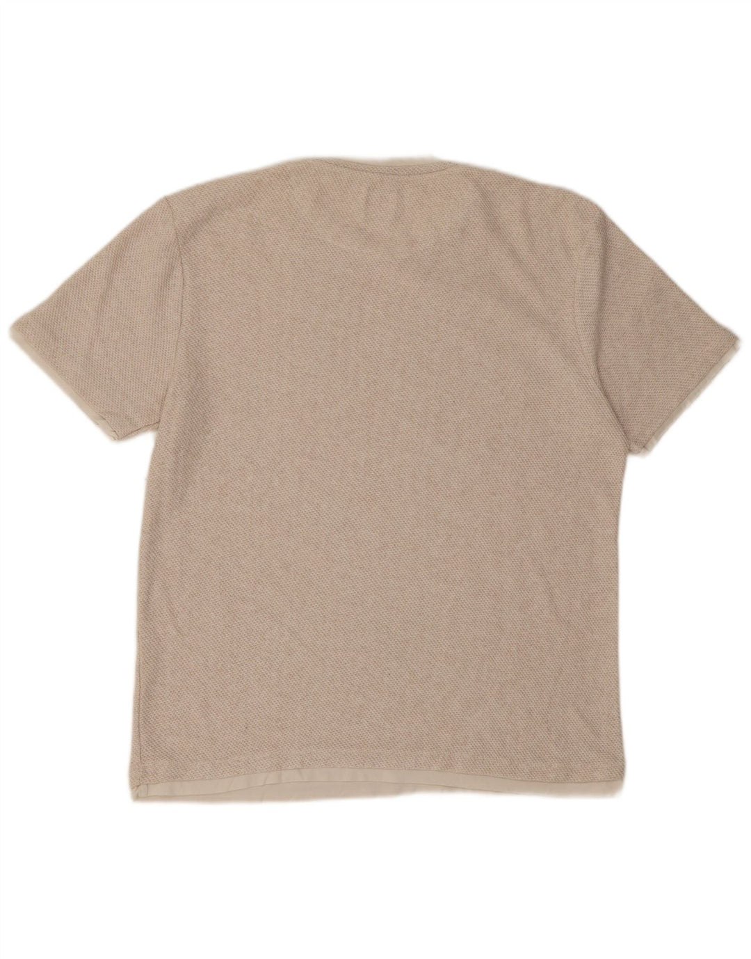 Zara Herre T-Shirt Top XL Beige