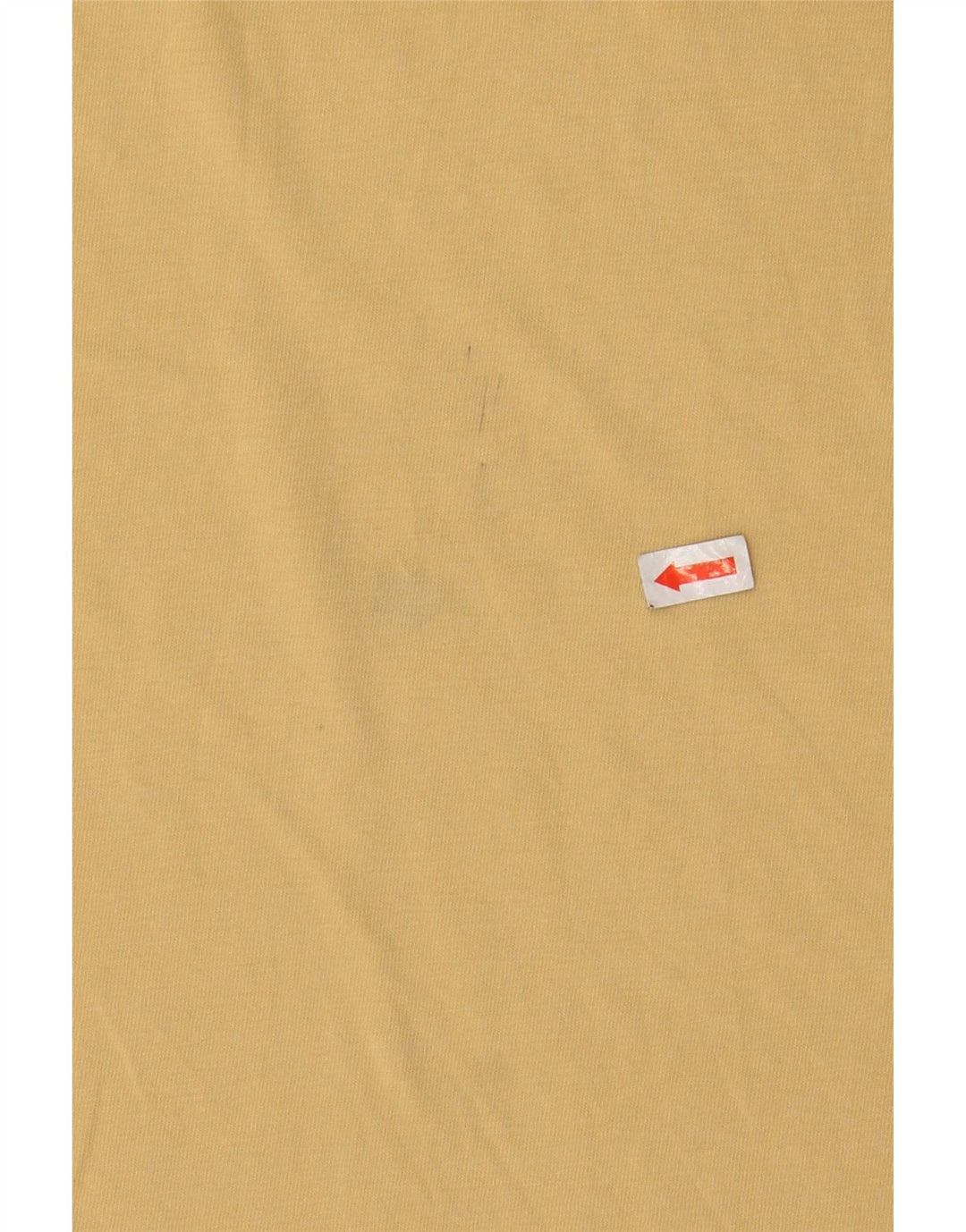 VANS Herre Classic Fit Grafisk T-Shirt Top Medium Gul Bomuld