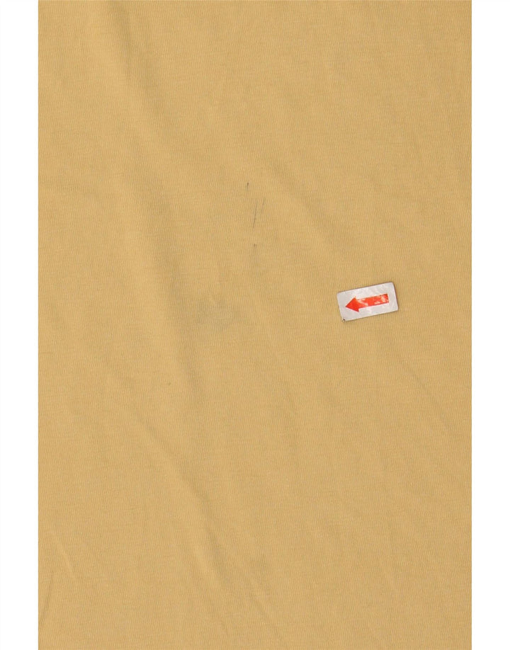 VANS Herre Classic Fit Grafisk T-Shirt Top Medium Gul Bomuld