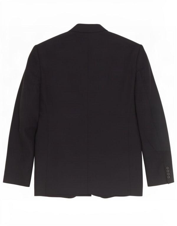 Marks & Spencer Herre 2-knaps blazerjakke UK 42 Stor sort uld
