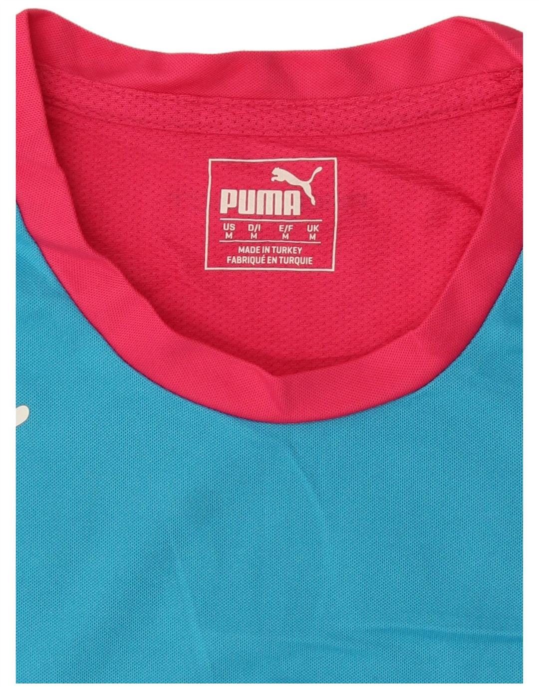 Puma Herre grafisk T-shirt Top Medium Pink Colourblock
