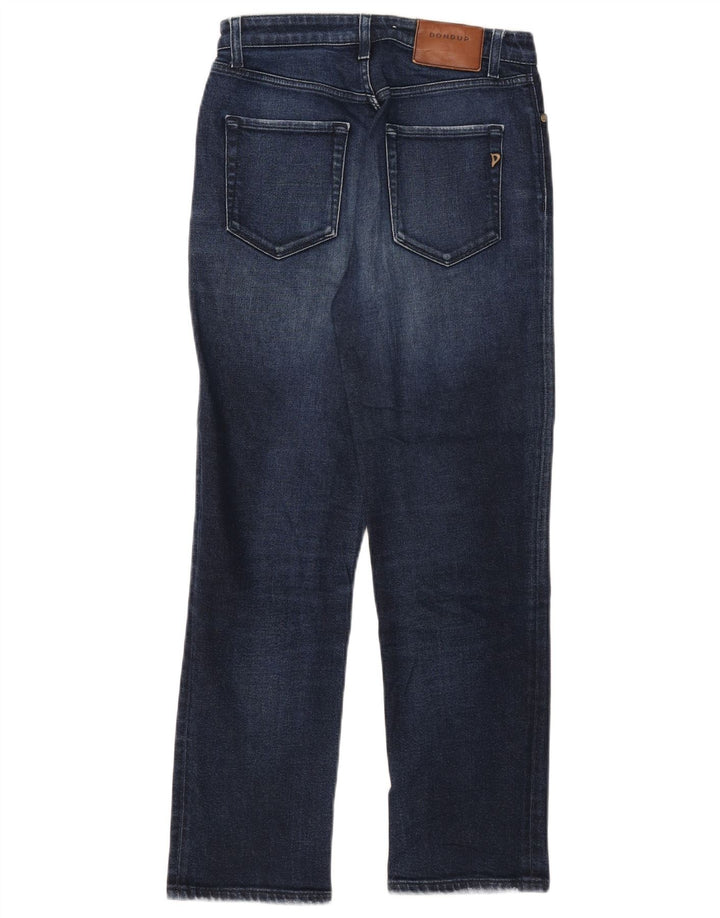 Dondup Dame Straight Jeans W28 L27 Marineblå Bomuld