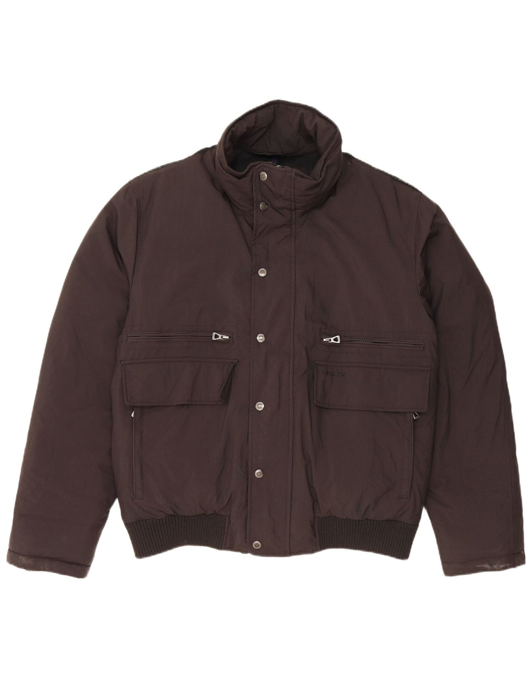 GEOX Polstret herrejakke UK 40 Stor sort polyamid