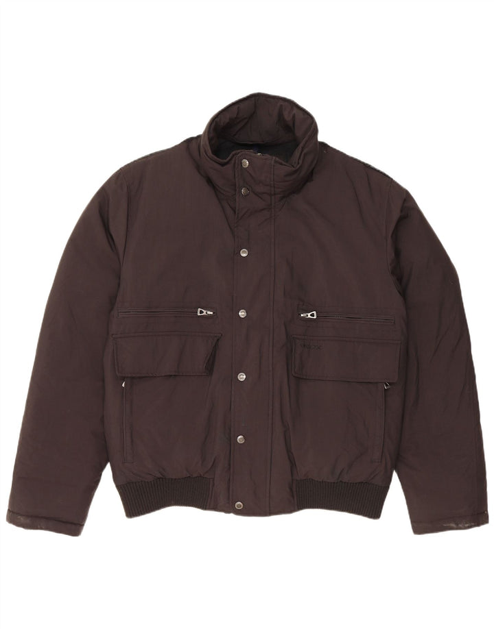 GEOX Polstret herrejakke UK 40 Stor sort polyamid