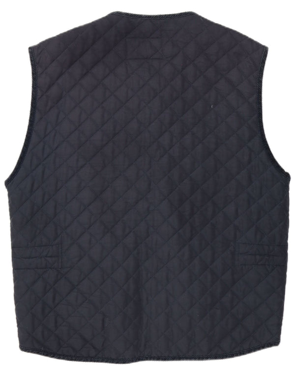 Armata Di Mare Herre Quiltet Gilet IT 54 2XL Navy Blue Polyester