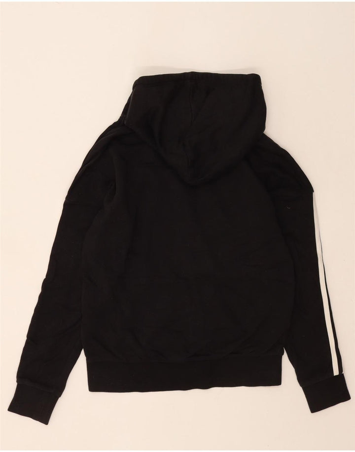 ADIDAS Mens Zip Hoodie Sweater Small Black Cotton Vintage Adidas and Second-Hand Adidas from Messina Hembry 
