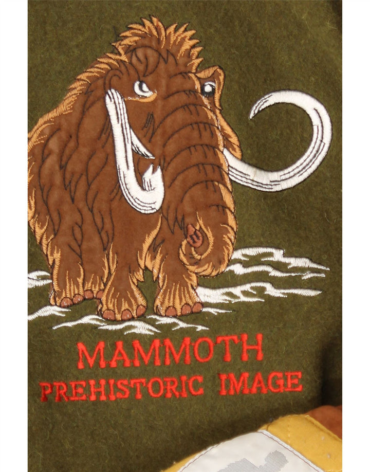 Vintage herre læder vindjakke IT 46 Lille brunt læder