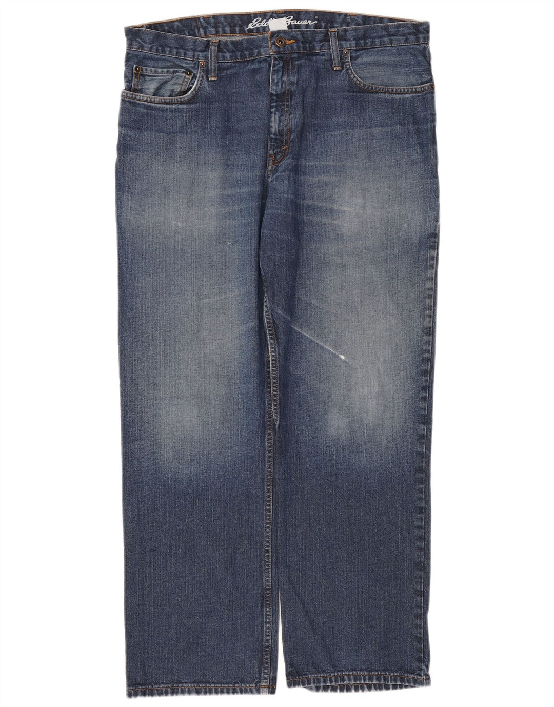 Eddie Bauer Straight Jeans til mænd W36 L30 blå bomuld