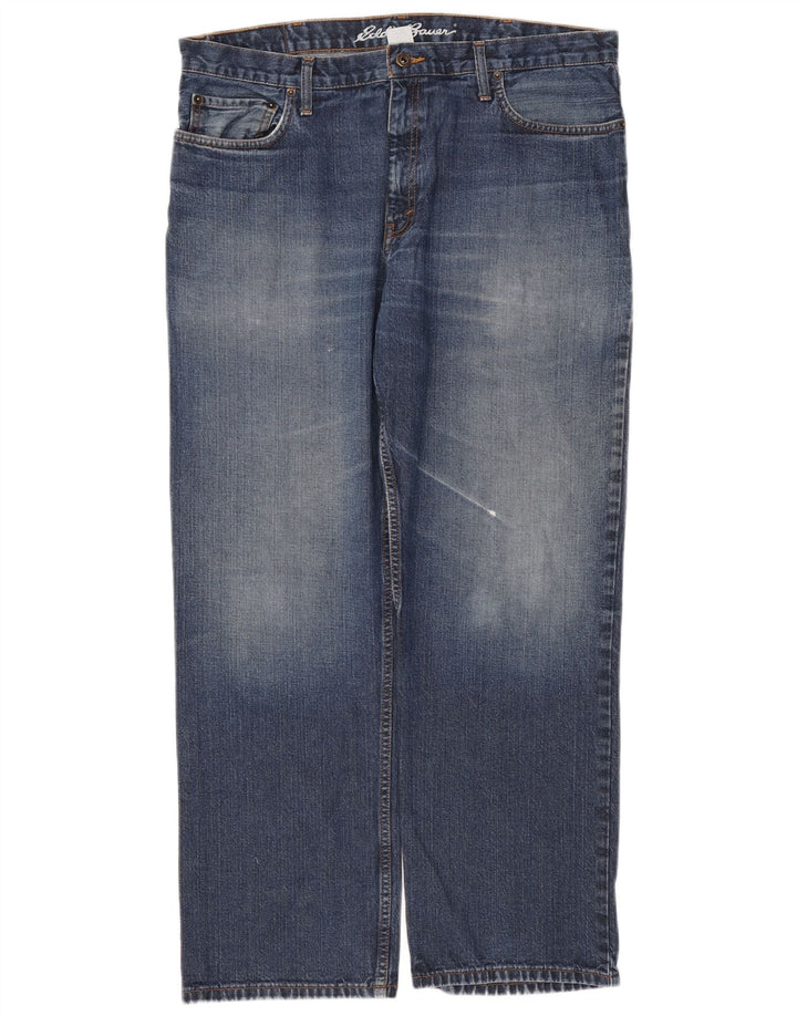 Eddie Bauer Straight Jeans til mænd W36 L30 blå bomuld