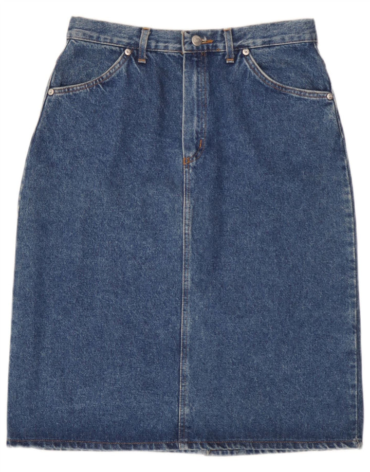 Rifle Dame Denim Nederdel W32 Stor Blå Bomuld