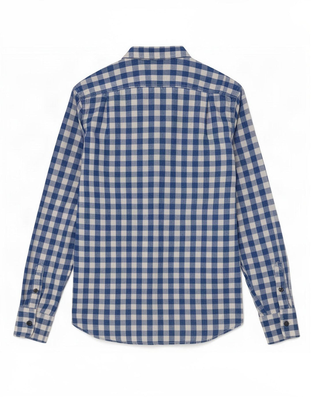 Superdry herreskjorte stor blå Gingham bomuld