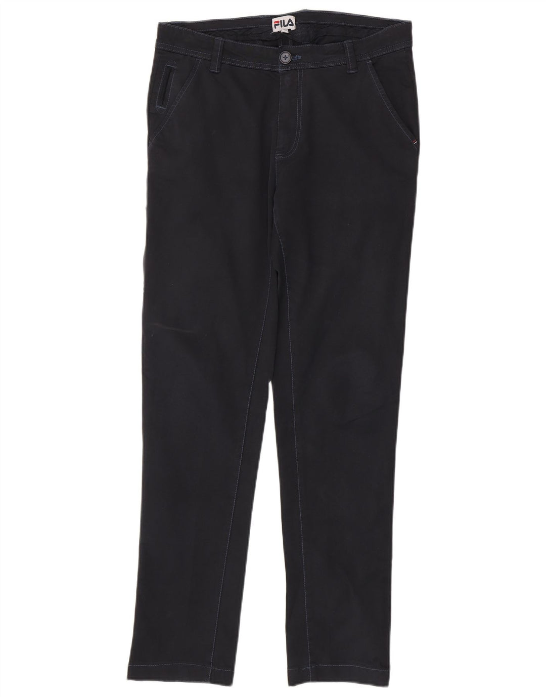 Fila Herre Slim Chino Bukser IT 46 Small W36 L30 Navy Blue