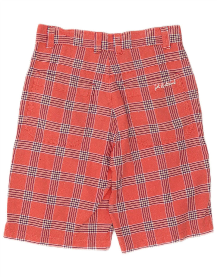 Vintage Herre Casual Shorts W30 Medium Pink Ternet bomuld