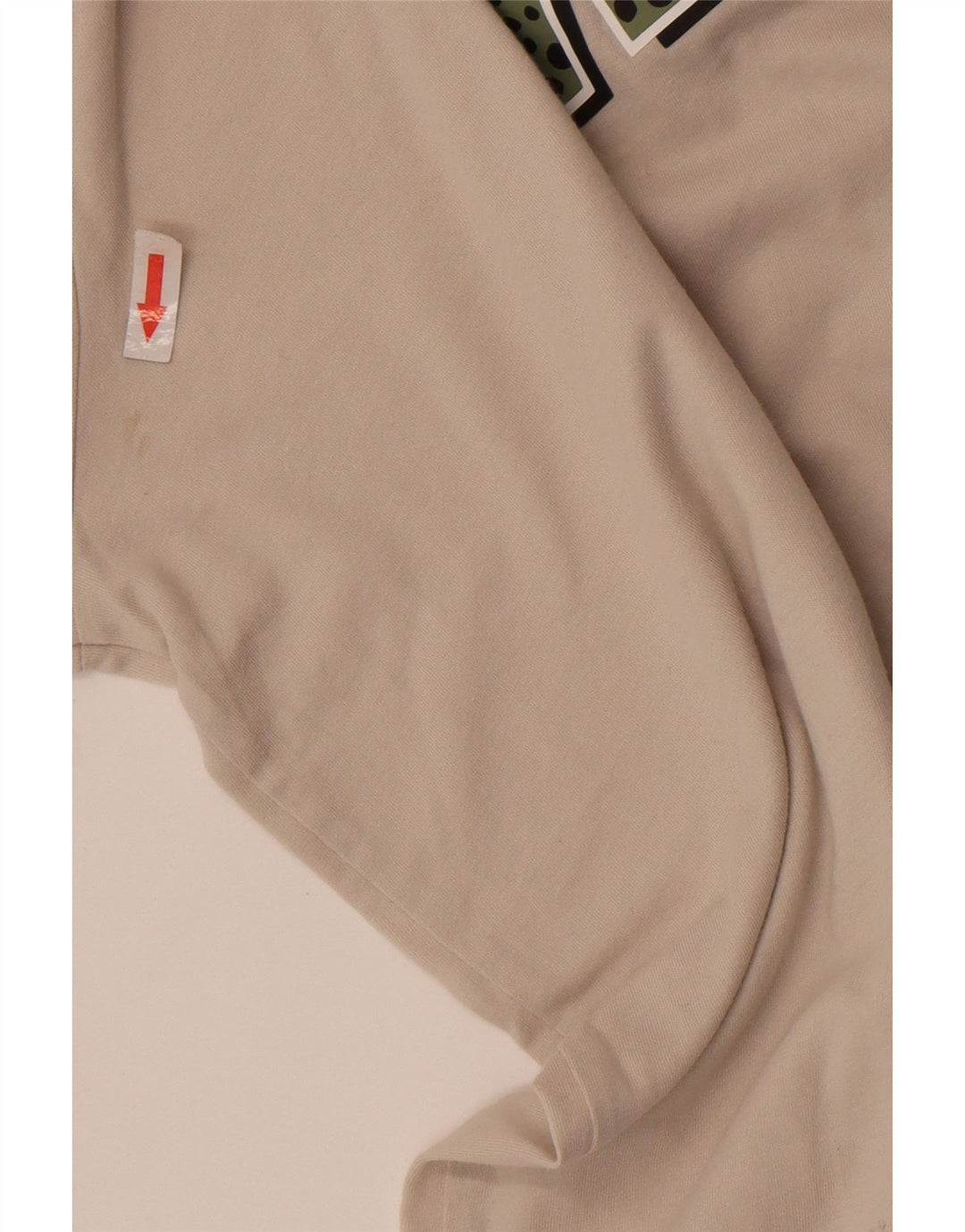 Nike grafisk T-shirt top til mænd 2XL beige bomuld