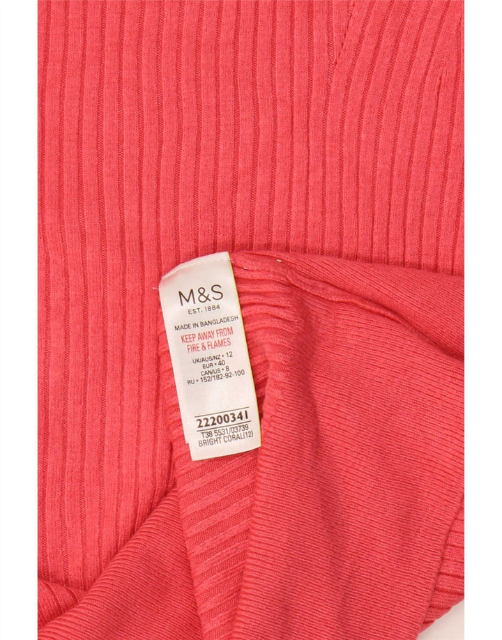 Marks & Spencer Dame sweater med rund hals DK 12 Medium Pink
