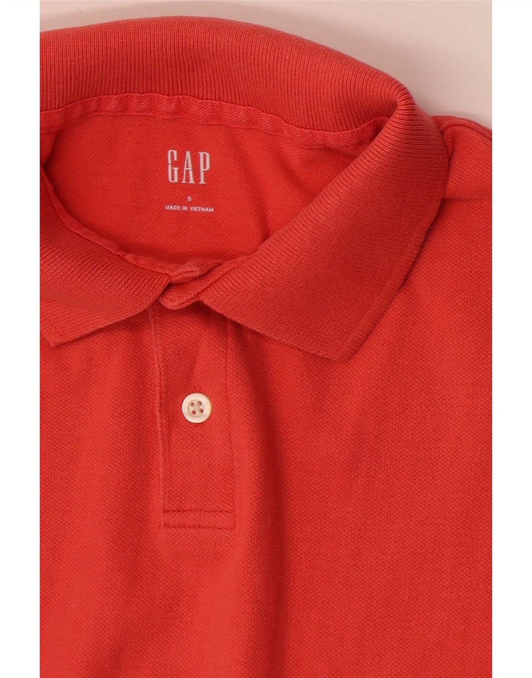 Gap Herre Polo Shirt Lille Rød